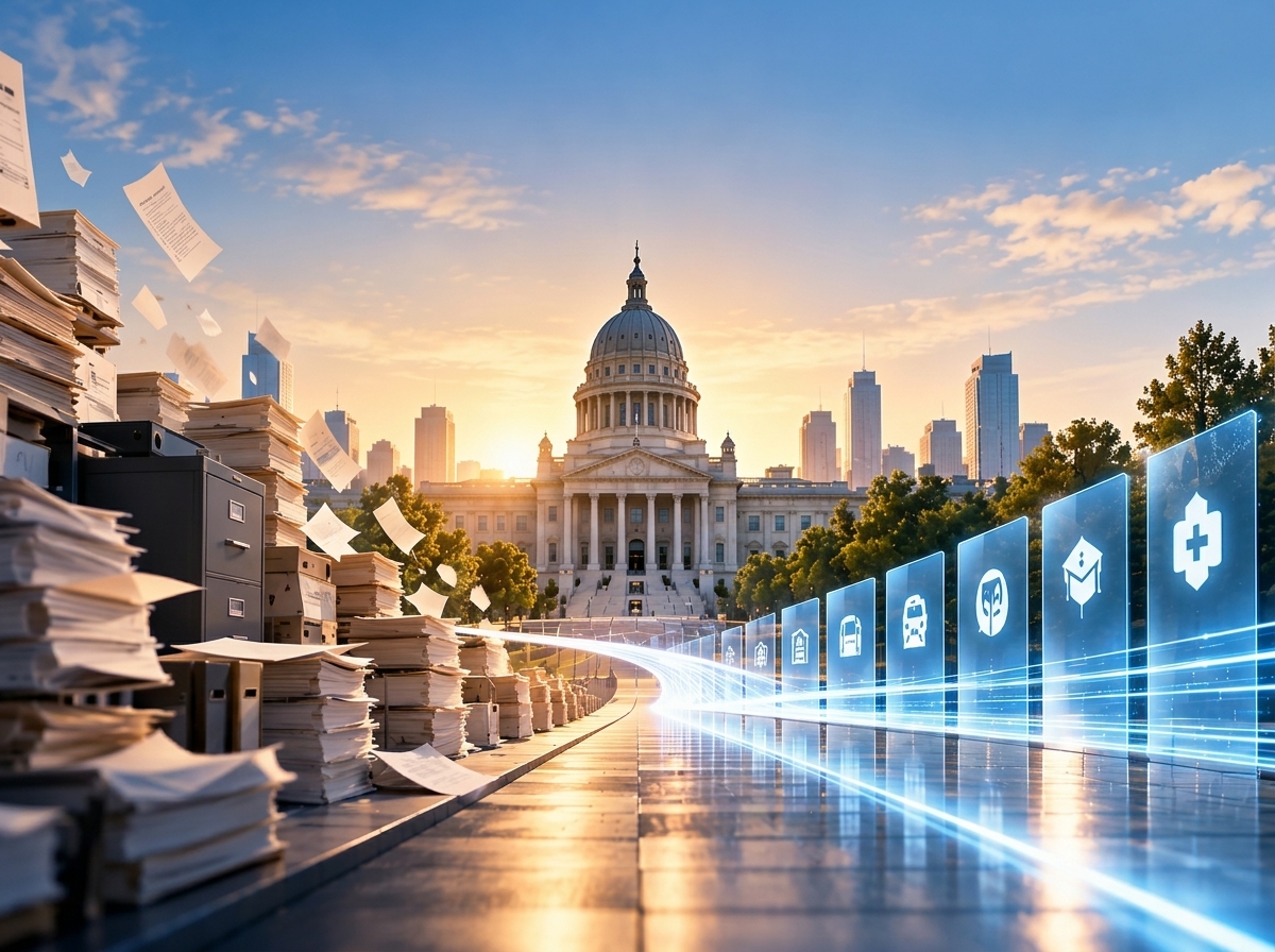 Illustration accompanying the analysis of government AI adoption